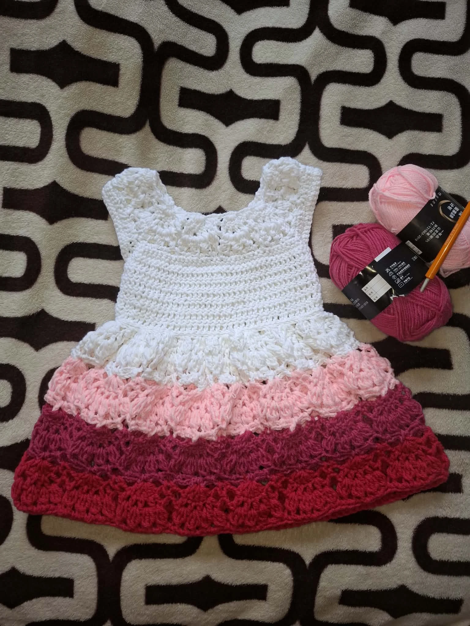 Cotton handmade dress